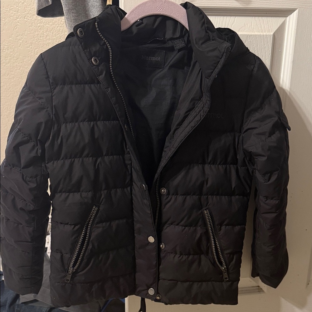 Marmot Girls Black Quilted Jacket